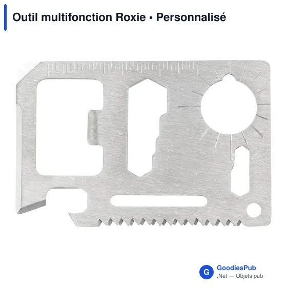 Outil multifonction personnalisable Roxie avec logo - Image 4