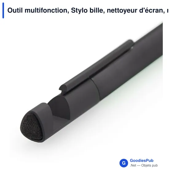 Outil multifonction, Stylo bille, nettoyeur d'écran, règle, support de téléphone, stylet, tournevis | Tonu - Image 7