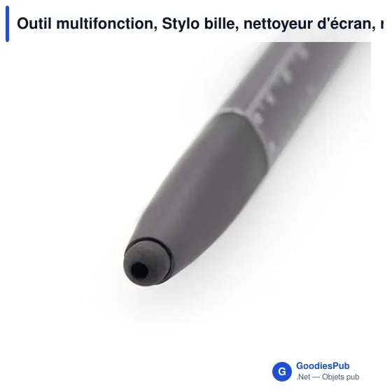 Outil multifonction, Stylo bille, nettoyeur d'écran, règle, support de téléphone, stylet, tournevis | Tonu - Image 8