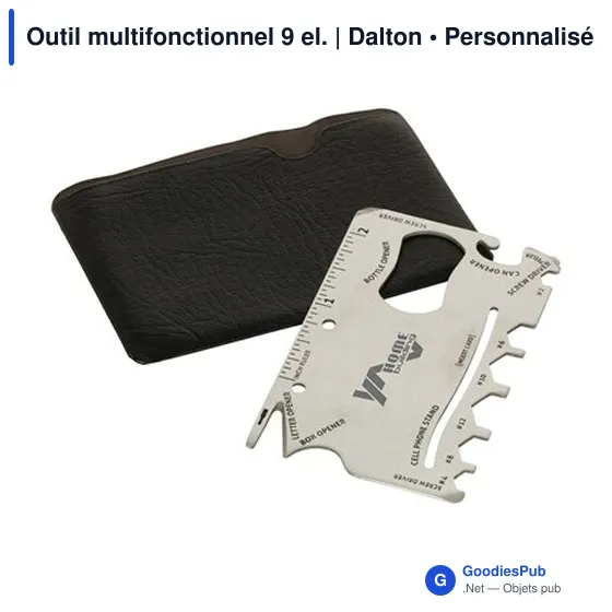 Outil multifonctionnel personnalisable avec logo - Dalton - Image 3