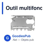 Outil multifonctionnel personnalisable avec logo - Dalton - Miniature 6