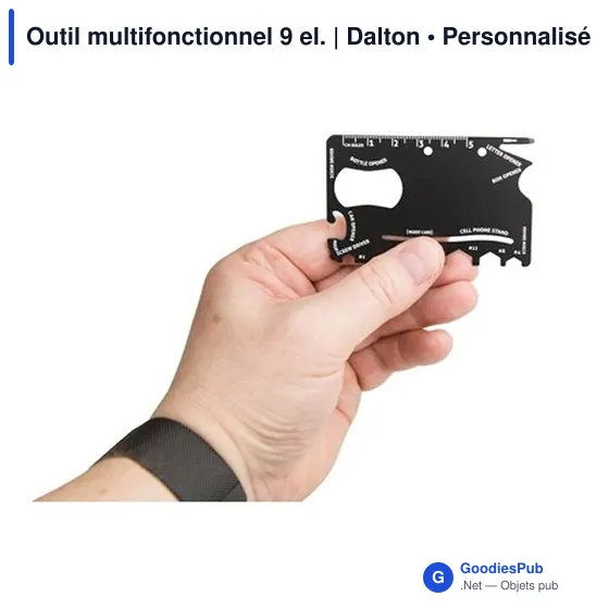 Outil multifonctionnel personnalisable avec logo - Dalton - Image 8