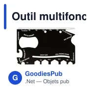 Outil multifonctionnel personnalisable avec logo - Dalton - Miniature 9
