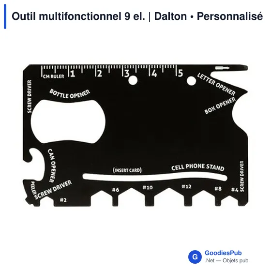 Outil multifonctionnel personnalisable avec logo - Dalton - Image 9