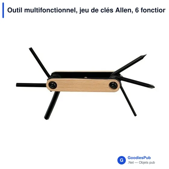 Outil multifonctionnel personnalisable avec logo - Diego - Image 3
