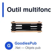 Outil multifonctionnel personnalisable avec logo - Diego - Miniature 7