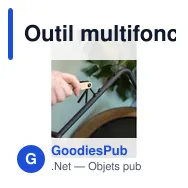 Outil multifonctionnel personnalisable avec logo - Diego - Miniature 8