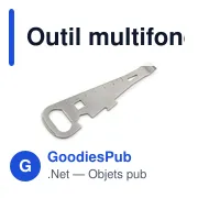 Outil multifonctionnel personnalisable avec logo | Ash - Miniature 1