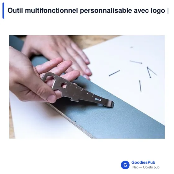 Outil multifonctionnel personnalisable avec logo | Ash - Image 2
