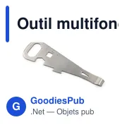 Outil multifonctionnel personnalisable avec logo | Ash - Miniature 6