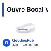 Ouvre-bocal personnalisable avec logo - modèle Victus - Miniature 1