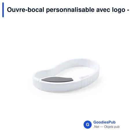 Ouvre-bocal personnalisable avec logo - modèle Victus