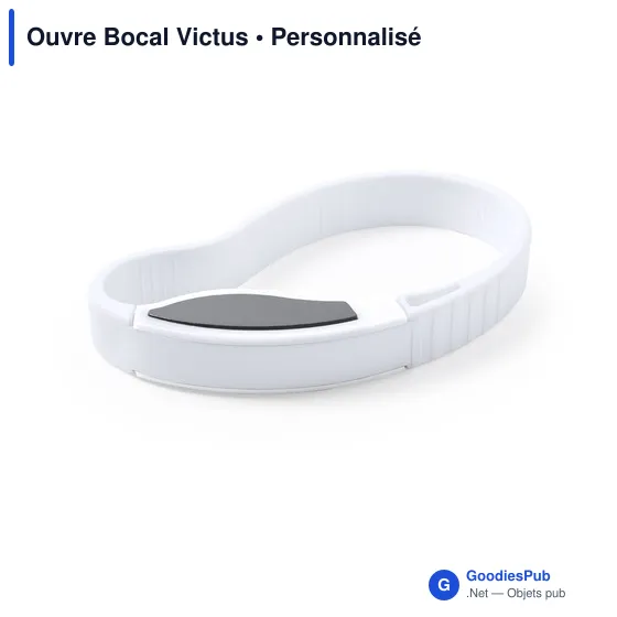 Ouvre-bocal personnalisable avec logo - modèle Victus - Image 2