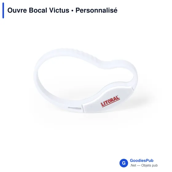 Ouvre-bocal personnalisable avec logo - modèle Victus - Image 3