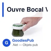 Ouvre-bocal personnalisable avec logo - modèle Victus - Miniature 5