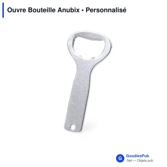 Gourde personnalisable avec logo pour entreprises - Ouvre-bouteille Anubix - Image 1