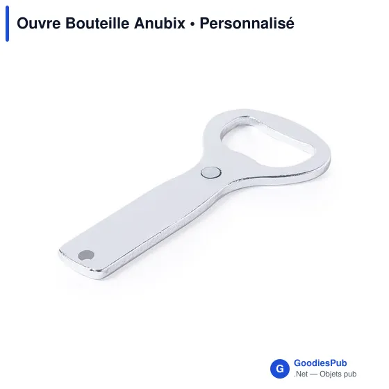 Gourde personnalisable avec logo pour entreprises - Ouvre-bouteille Anubix - Image 5
