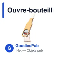 Ouvre-bouteille personnalisable en bambou avec logo - Ceryon - Miniature 4