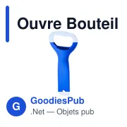 Ouvre-bouteille personnalisable Gadux avec logo - Aluminium - Miniature 3