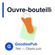 Ouvre-bouteille personnalisable Tronic avec logo - Miniature 3