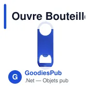 Ouvre Bouteille Zarel - Miniature 1