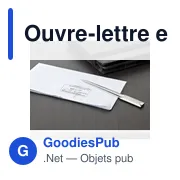 Ouvre-lettre en métal personnalisable avec logo - Alenna - Miniature 4
