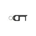 Variante noir - Ouvre-porte en aluminium personnalisable Jada avec logo