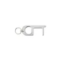 Variante argenté - Ouvre-porte en aluminium personnalisable Jada avec logo