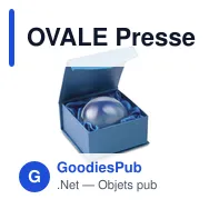 OVALE Presse-papier demi sphère - Miniature 1