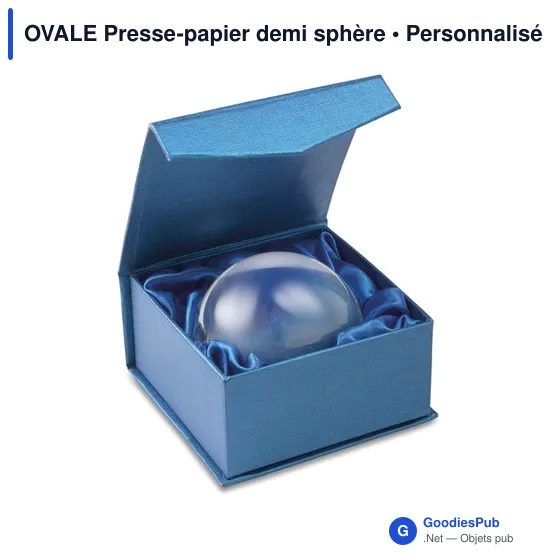 OVALE Presse-papier demi sphère - Image 1