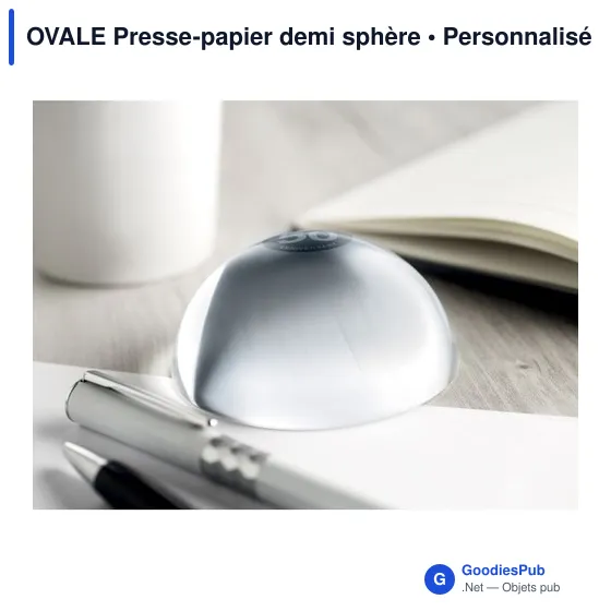 OVALE Presse-papier demi sphère - Image 4