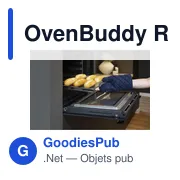 Gant de cuisine personnalisable en coton recyclé avec logo - OvenBuddy RCS - Miniature 2