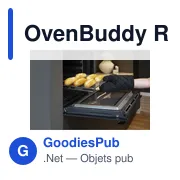 Gant de cuisine personnalisable en coton recyclé avec logo - OvenBuddy RCS - Miniature 5