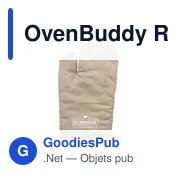 Gant de cuisine personnalisable en coton recyclé avec logo - OvenBuddy RCS - Miniature 7