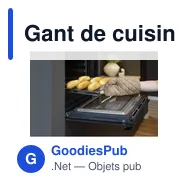 Gant de cuisine personnalisable en coton recyclé avec logo - OvenBuddy RCS - Miniature 9