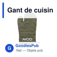 Gant de cuisine personnalisable en coton recyclé avec logo - OvenBuddy RCS - Miniature 10