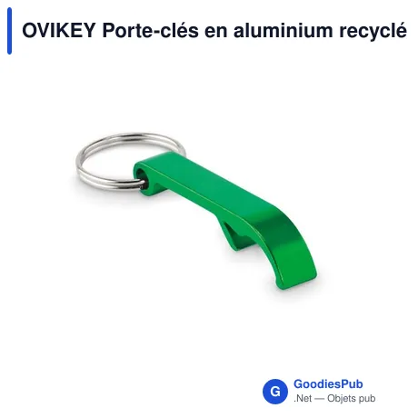 OVIKEY Porte-clés en aluminium recyclé