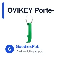 OVIKEY Porte-clés en aluminium recyclé - Miniature 2