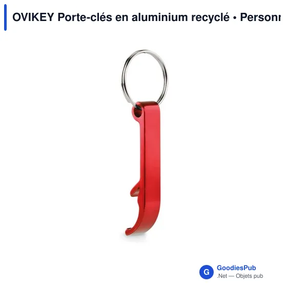 OVIKEY Porte-clés en aluminium recyclé - Image 11