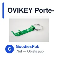 OVIKEY Porte-clés en aluminium recyclé - Miniature 3
