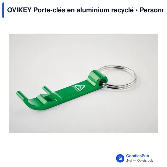 OVIKEY Porte-clés en aluminium recyclé - Image 3