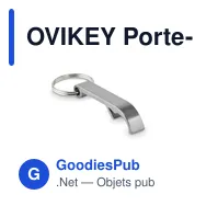 OVIKEY Porte-clés en aluminium recyclé - Miniature 4