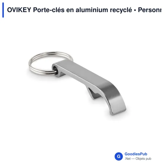 OVIKEY Porte-clés en aluminium recyclé - Image 4
