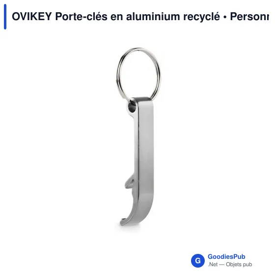 OVIKEY Porte-clés en aluminium recyclé - Image 5