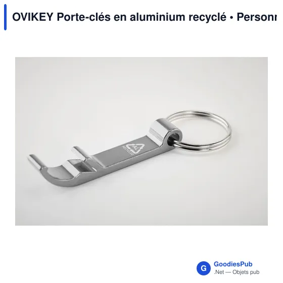 OVIKEY Porte-clés en aluminium recyclé - Image 6