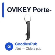 OVIKEY Porte-clés en aluminium recyclé - Miniature 8