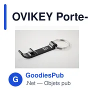 OVIKEY Porte-clés en aluminium recyclé - Miniature 9
