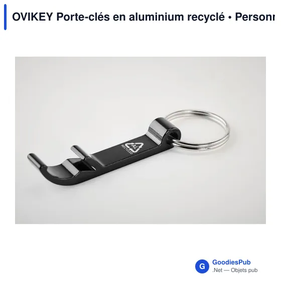 OVIKEY Porte-clés en aluminium recyclé - Image 9