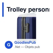 Trolley personnalisable Oxfort avec logo pour vos voyages d'affaires - Miniature 1