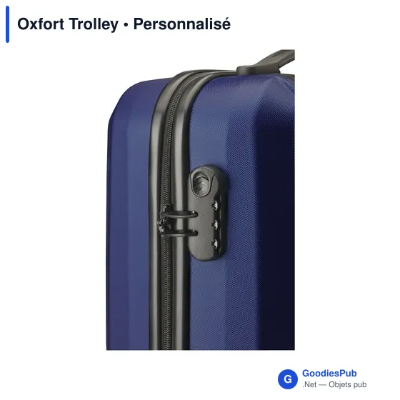 Trolley personnalisable Oxfort avec logo pour vos voyages d'affaires - Image 1